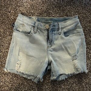 Rock & Republic Light Blue Distressed Jean Shorts